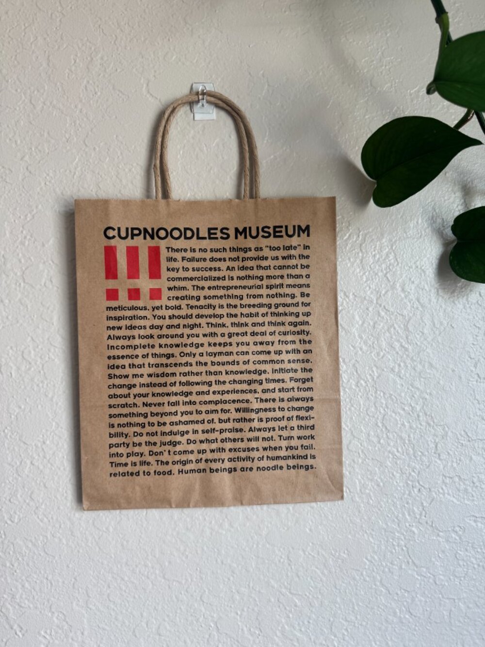 CupNoodles Museum - Japan Souvenir Bag Set - Ramen Drawstring Tote Collectible - Picture 2 of 6